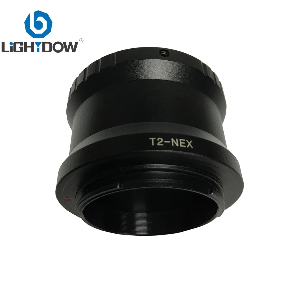 Lightdow Lens Adapter Ring T2 T Mount Adapter for Telephoto Lens for Canon Nikon