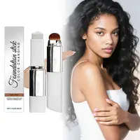 Fond de teint 2 en 1, liquide à couleur changeante, Base de maquillage hydratante longue durée, bâton dissimulant, maquillage pour novice 2