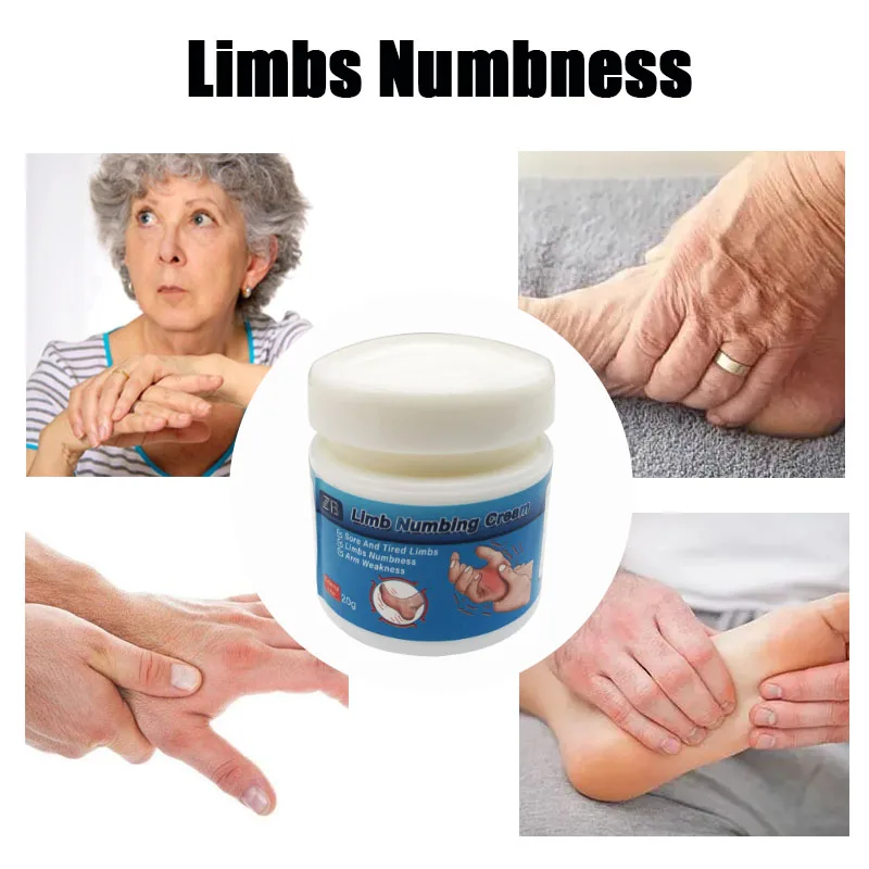 ZB Limb Numbing Cream Muscle Cramps Finger Feet Numbness Joint Discomfort Relieve Wind Cold Damp Heat Health Care Ointment pain relief cream,skin care ointment,knee pain relief cream