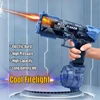 Simulated Flame Kids Electric Water Gun Sensor Lights High Pressure Automatic Watergun Children Summer Outdoor Beach Pool Toys 2