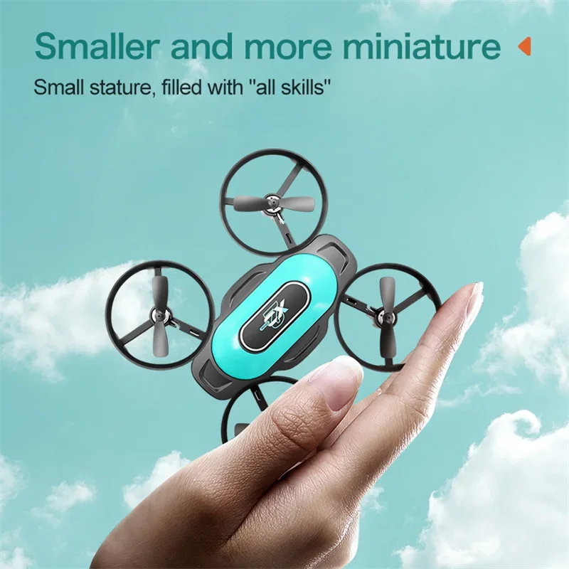 Hélice moteur drone 3 pales bleue sur fond blanc, compatible DJI Mavic Pro