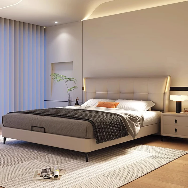 Testiera Argento Letto Matrimoniale Economico Morbido A Basso Costo Piccolo Design Letto Matrimoniale Lusso Bianco Muebles Para Dormitorio Mobili Nord
