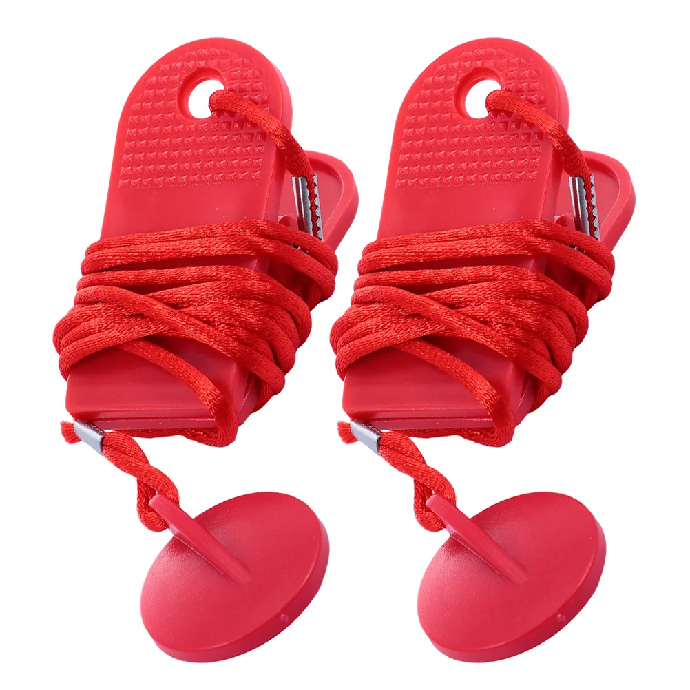 

2 Pcs Treadmill Magnetic Lock Stop Thread Holder Accessories Safety Key Parts Security Supplies Fitness Treadmills