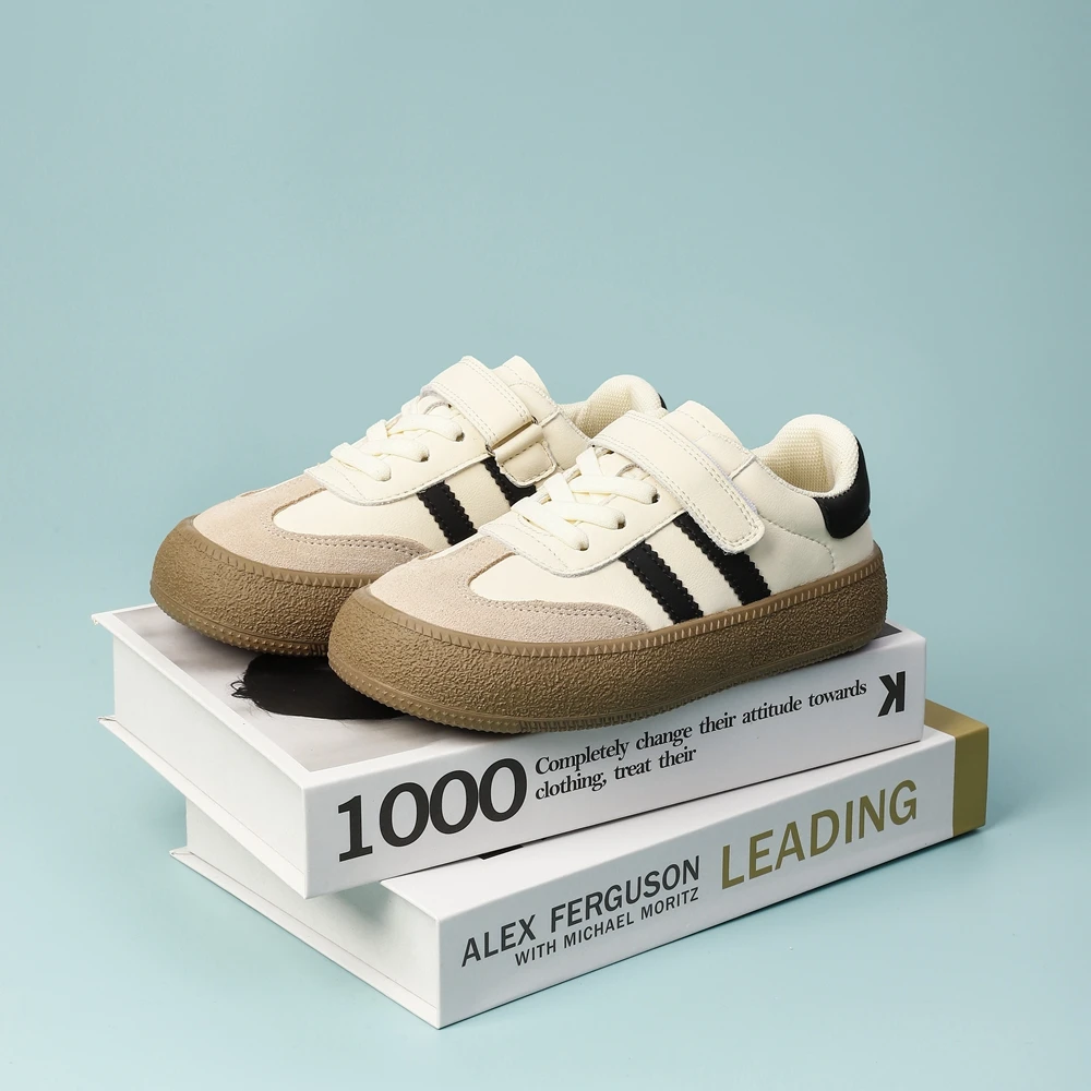 Childrens Sneakers Boys And Girls Training Shoes Spring/Summer Boys Sports Genuine Leather Breathable Board Girls Casual Shoes 5