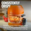 Air Fryer - Glass 5 Quart w/ 360 Visibility, Self-Cleaning, 400F Vortex Air Fryer for Even Cooking, Free 5