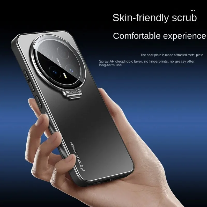 Premium Shockproof Matte Case with Metal Lens Holder & Kickstand