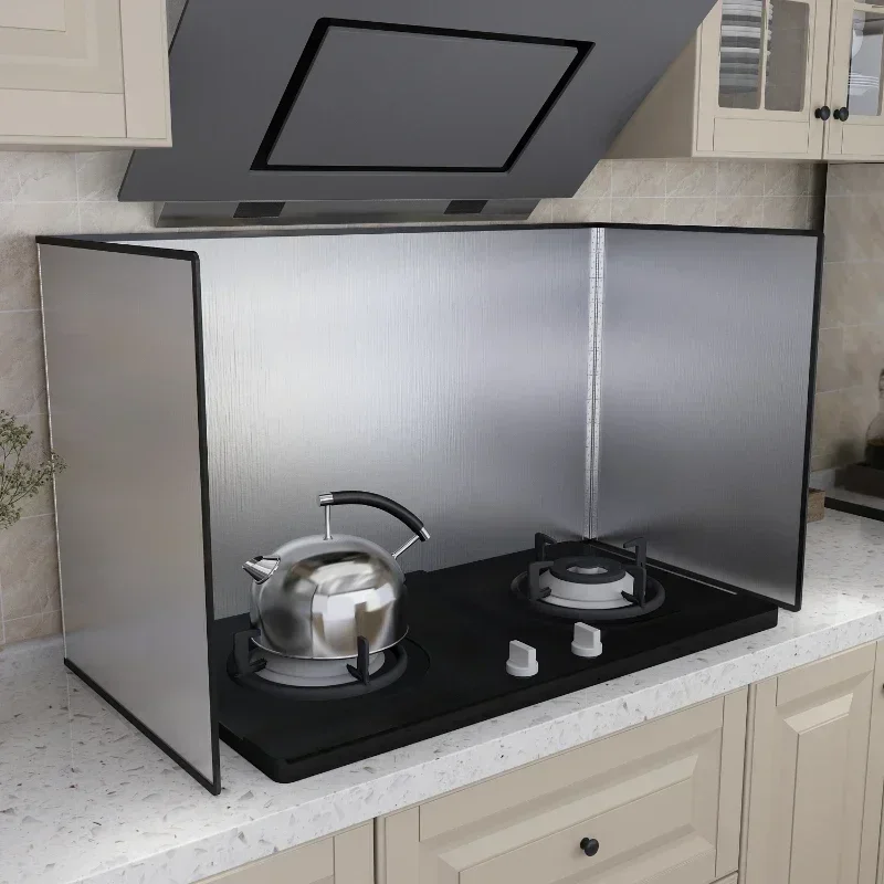 Kitchen Splatter Guard for Cooking, Stainless Steel Splatter Screen for Frying Anti Oil Grease Splash Shield Sheet Stove Top