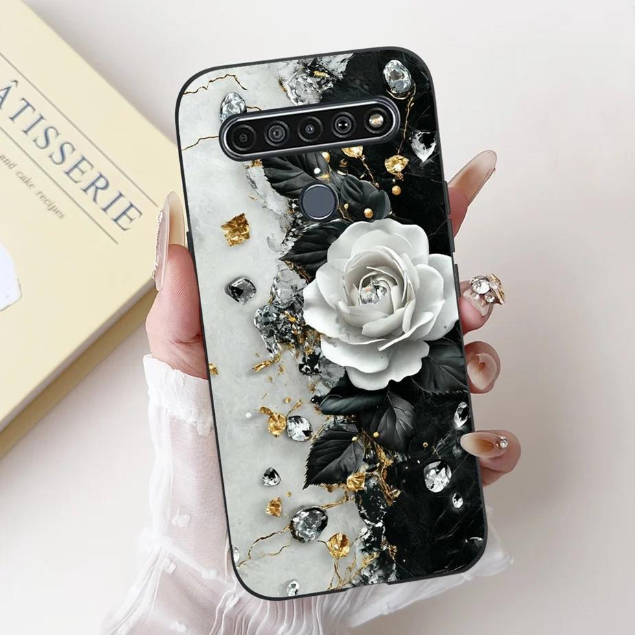 Cute Letters Cartoon Soft TPU Matte Phone Case Cover