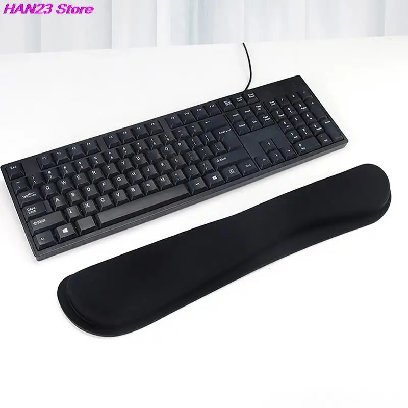 Keyboard Wrist Rest Pad Wrist Rest Mouse Pad Memory Foam Superfine Fibre for PC Computer Gaming Keyboard Raised Platform Hands