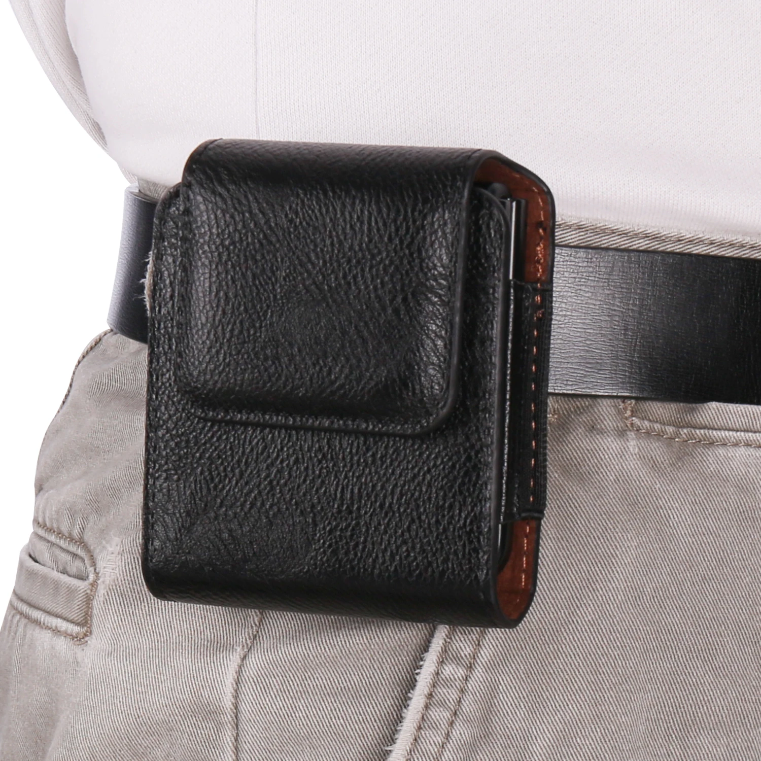 Leather Belt Clip Case Men Waist Bag & Holster Pouch