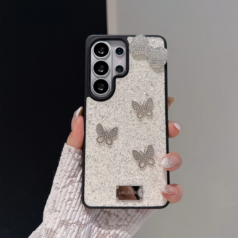 Luxury Glitter Rhinestone Bow Phone Case Cover