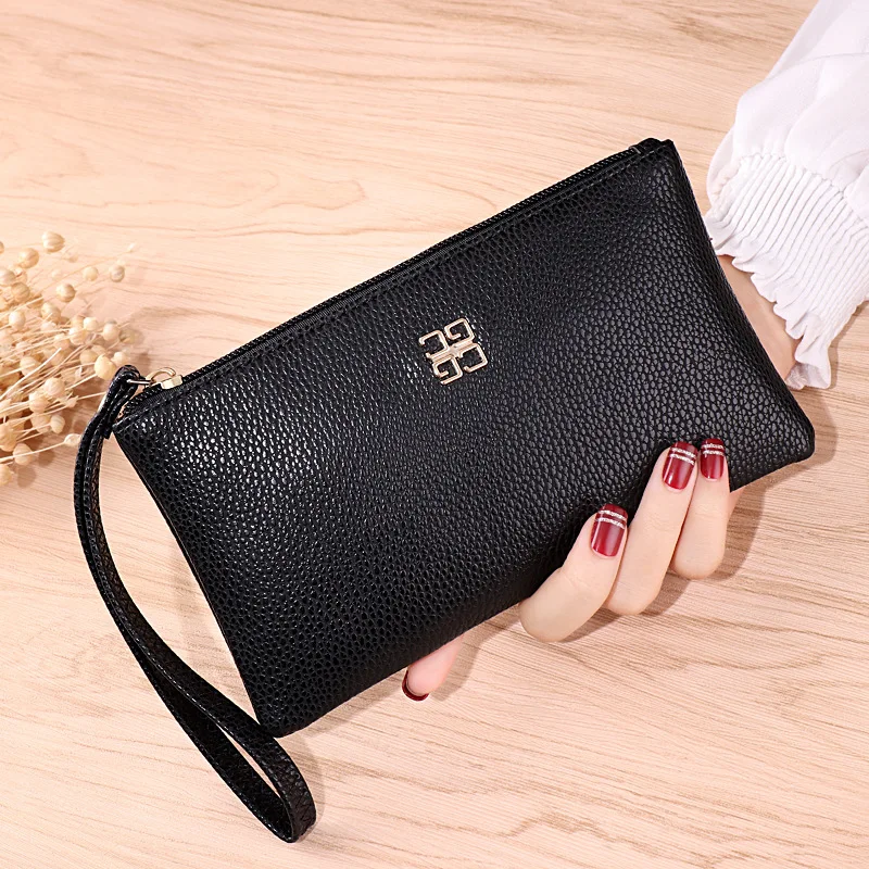 2025 Euro American Style 5.5in Phone Wallet - Zipper Clutch Purse Women's Fashion Card Holder Crossbody Bag