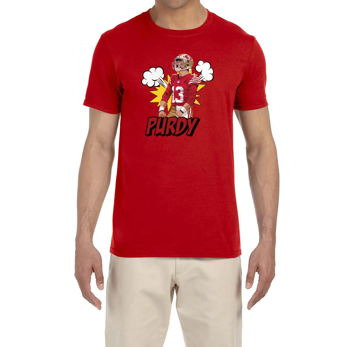 Maglietta Con Logo Brock Purdy Maniche Lunghe O Corte