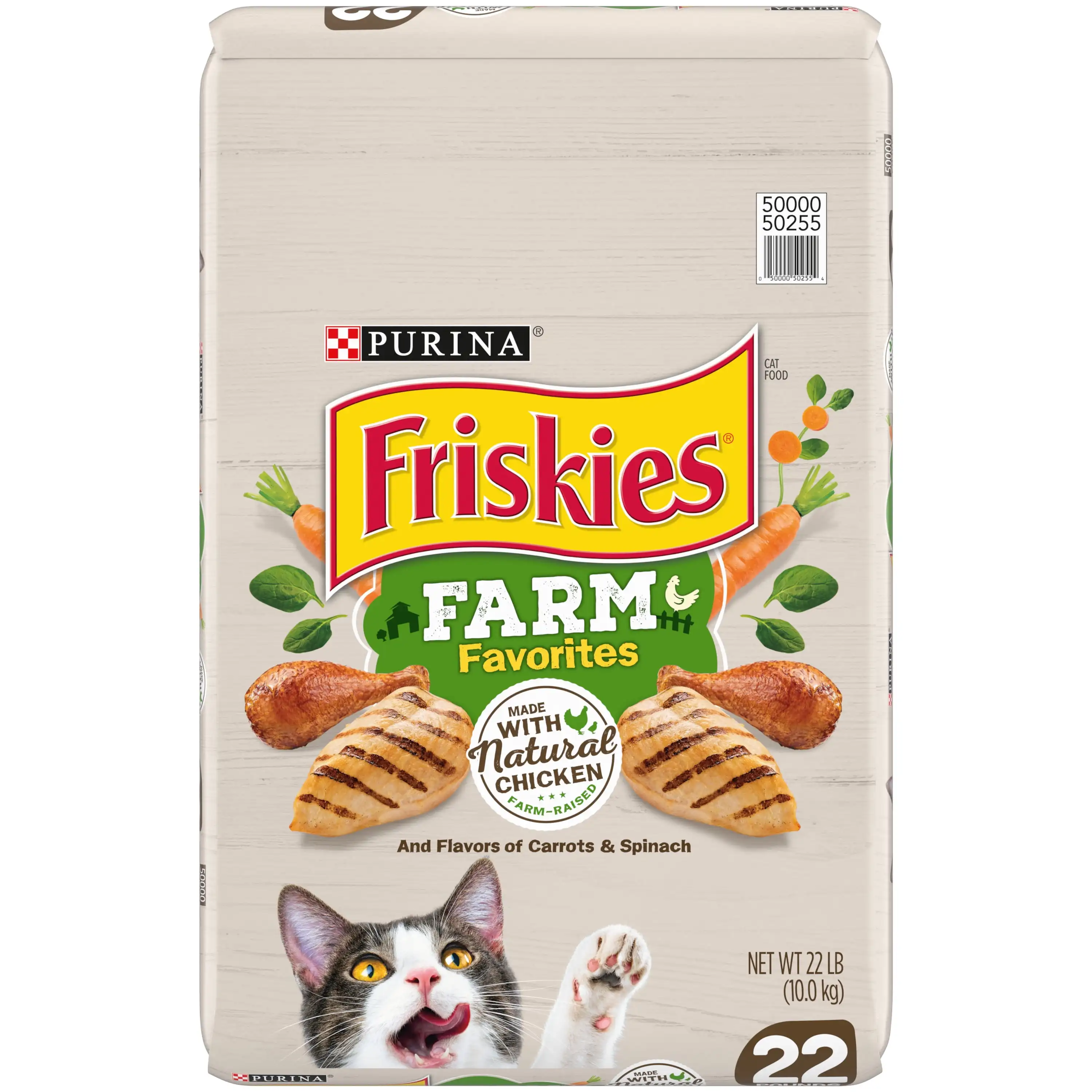 

Сухой корм для кошек Friskies, любимые фермы с курицей, сумка 22 фунта