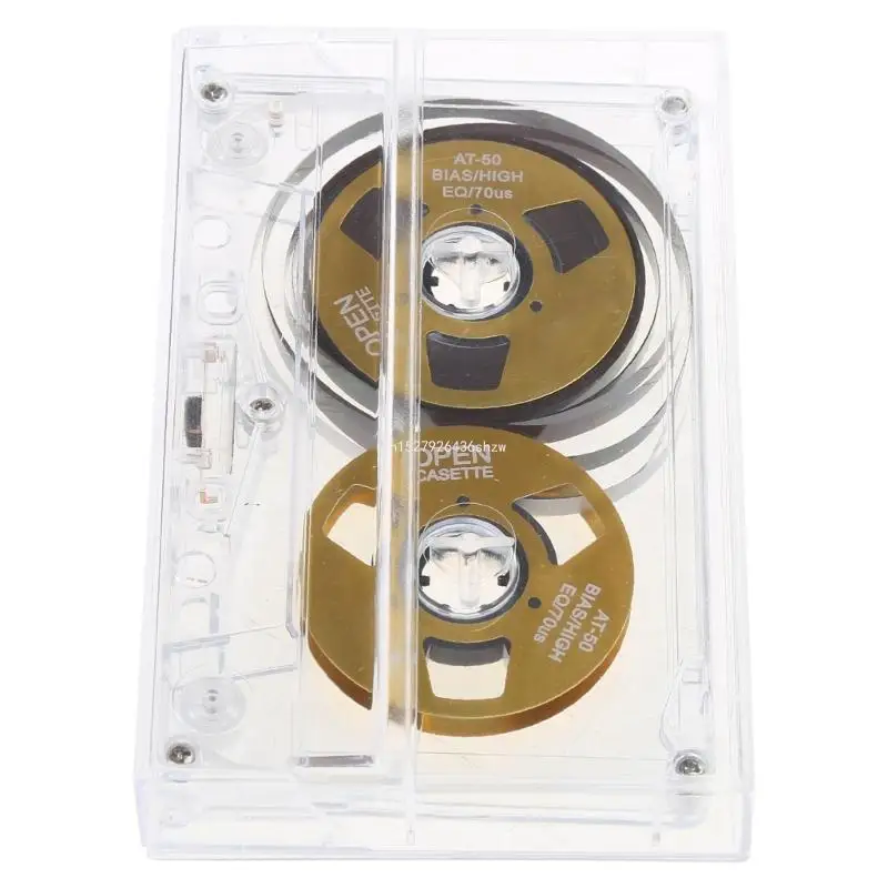

Double Sided Metal Tape Standard Cassette Blank Tape with 50 Minutes Long Recording Time Dropship