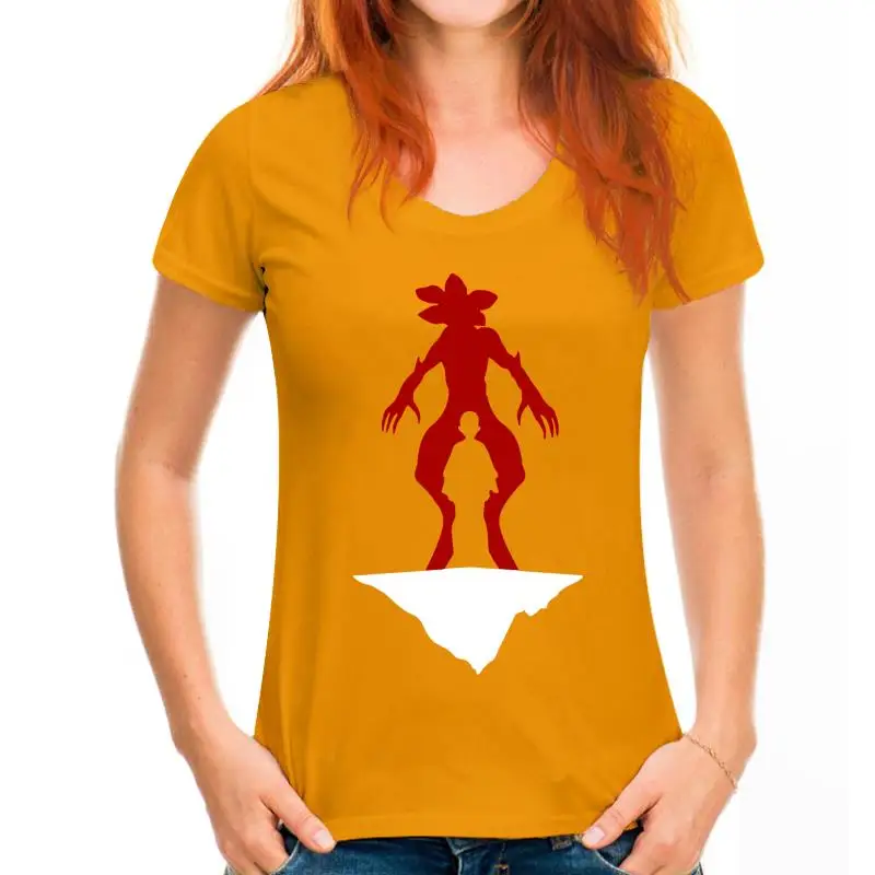 thumbnail image 1 of Camiseta con silueta de Stranger Eleven y Demogorgon Things: camiseta para hombre, mujer y niño, nueva y genial, 1 of 5