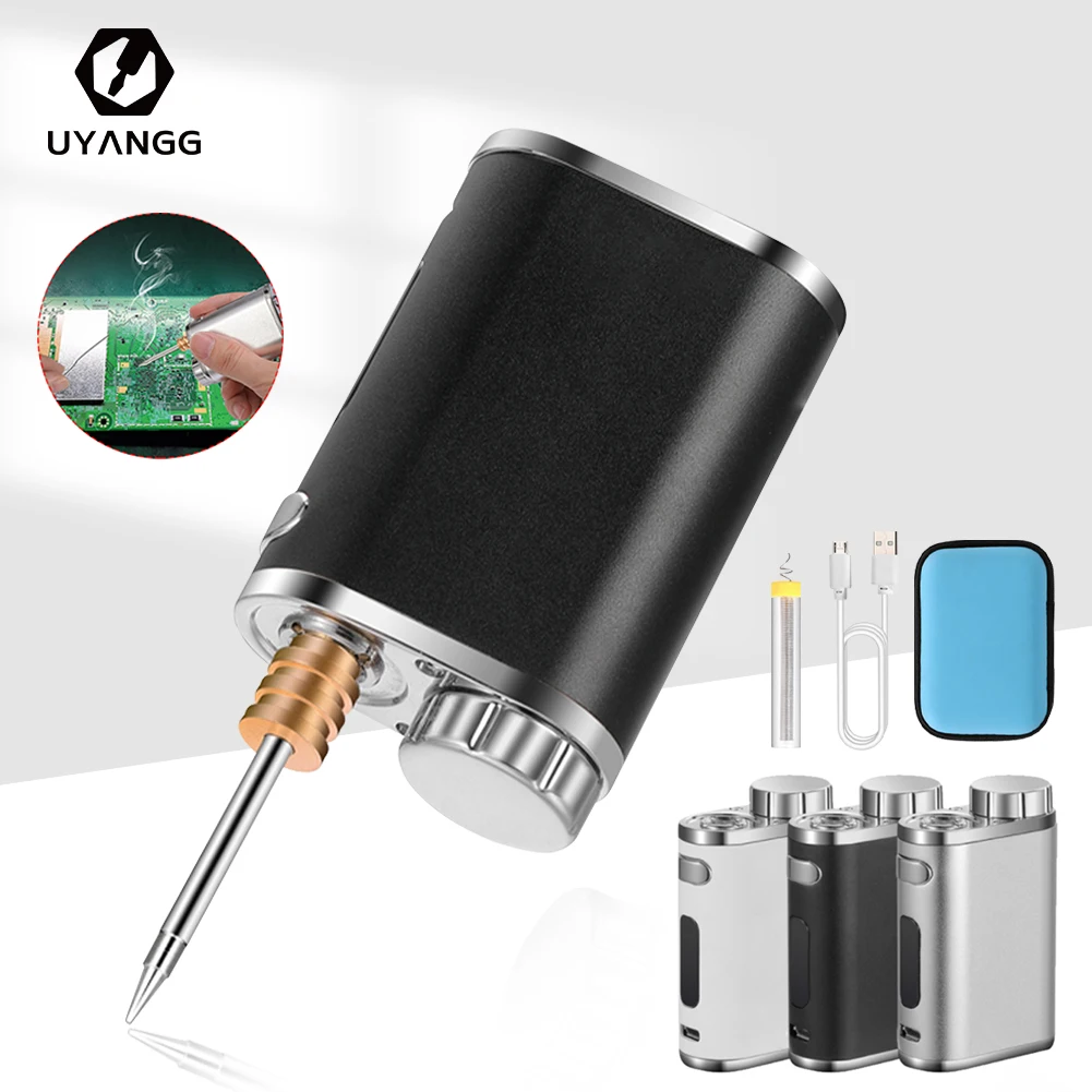 Wireless Portable Soldering Iron Kit USB Charging Battery Electric Soldering Irons 1-75W High-power Outdoor Iron Tools