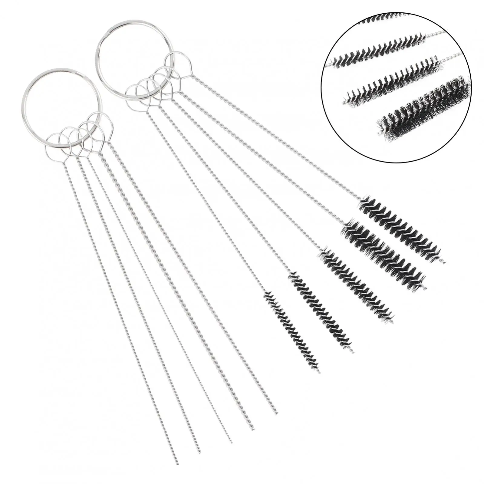 

Инструменты для чистки карбюратора, 5 шт., чистящие иглы/щетки для мотоцикла/квадроцикла, очиститель карбюратора