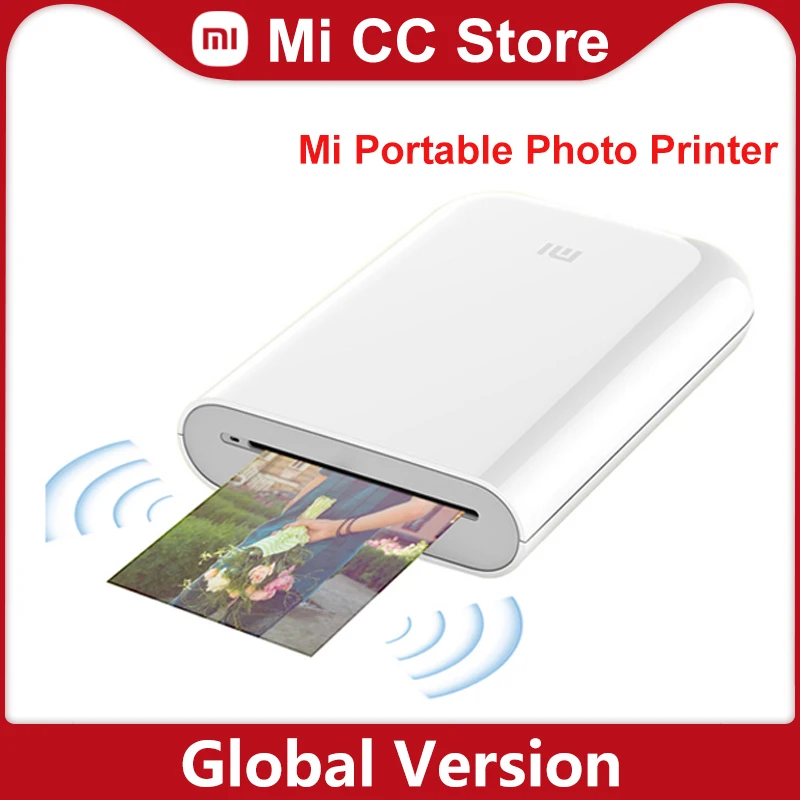 Global Version Xiaomi Mi Portable Photo Printer Ar Photo Zink Thermal Pocket Mini Wireless Bluetooth Printer Support Mi Home App - Printers - AliExpress