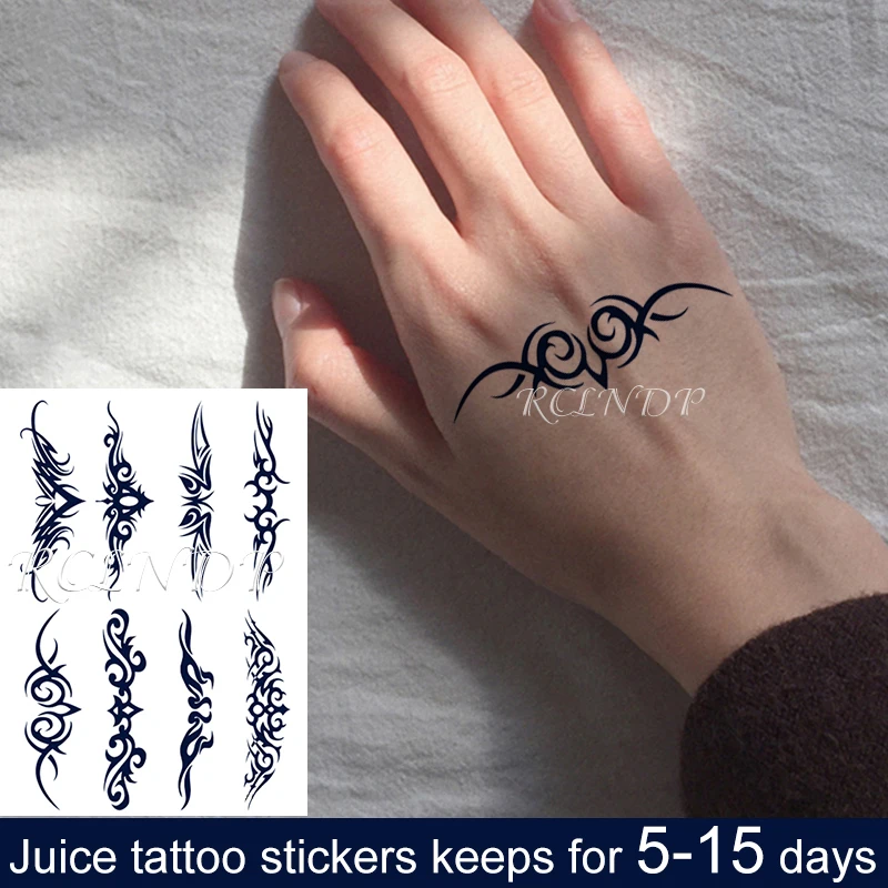 Waterproof Temporary Juice Tattoo Sticker Classical Design Totem Flash  Tatoo Fake Tatto Hand Arm Breast Art for Men Women|Hình xăm tạm thời| -  AliExpress