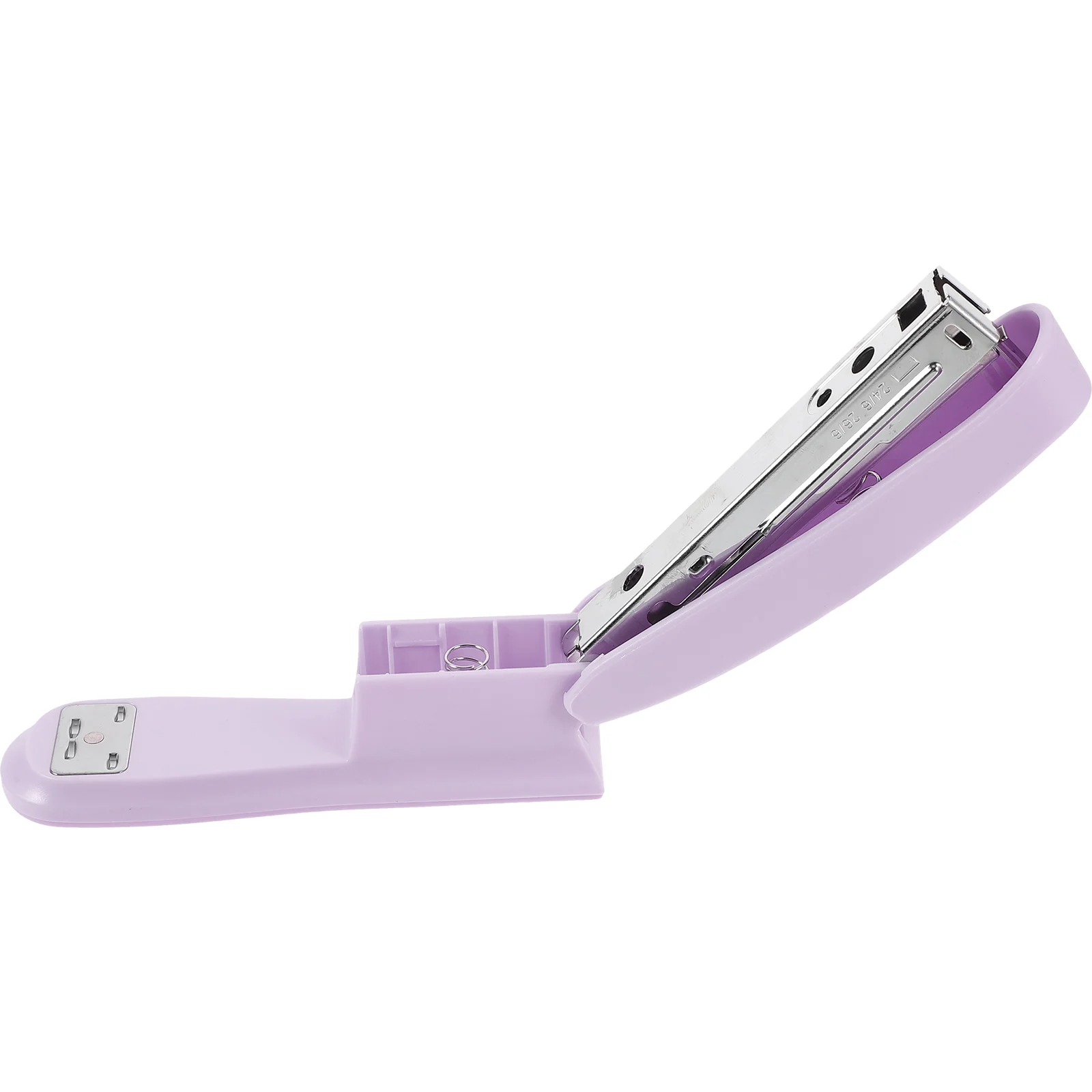 Pink Portable Mini Stapler Desk Supplies Office Gadgets Student Stationery Metal Binder Hand Operated Study Tools Paper Fastener