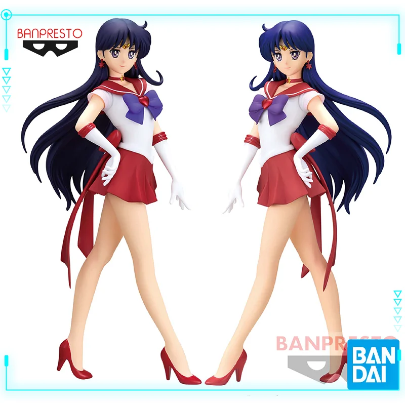 

Bandai Original Genuine BANPRESTO GAG Pretty Guardian Sailor Moon Eternal The MOVIE Hino Rei Sailor Mars 23cm Figures Model Toy