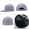 2024 New Custom Logo Flat Brim Hat 6 Panel Punched Truck Hat Men's and Women's Outdoor Sunshade Snapback Hip Hop Baseball Hats 2