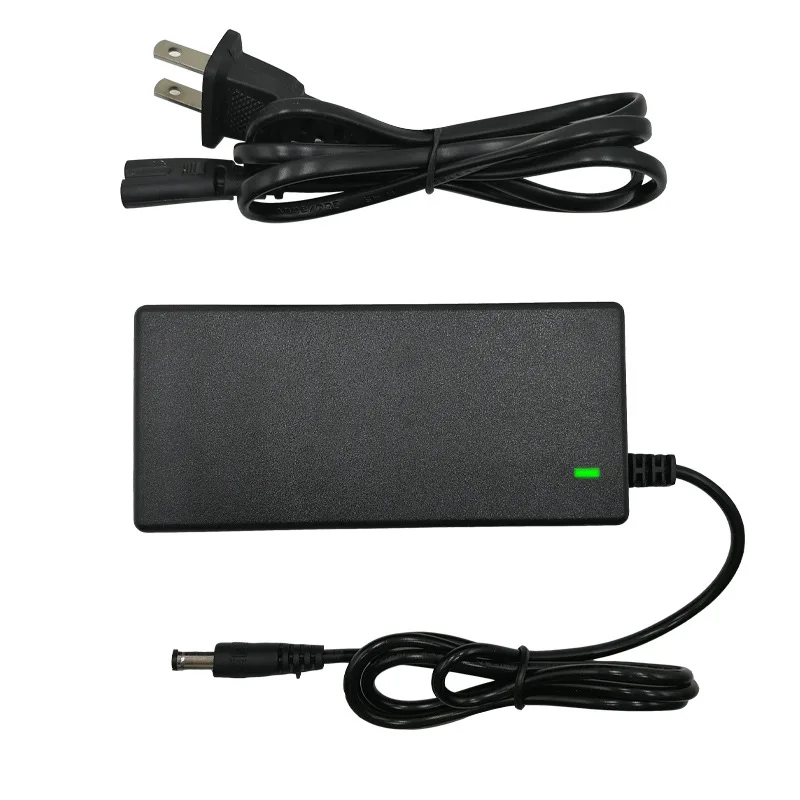 Universal Lithium Battery Charger, 42V-54.6V, 2A, Multi-Plug (EU/US)