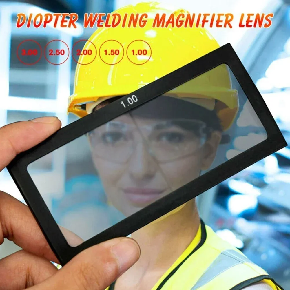 Welding Glasses Welding Magnifier Lens 0.75-3 Diopter Helmet Mask Glass