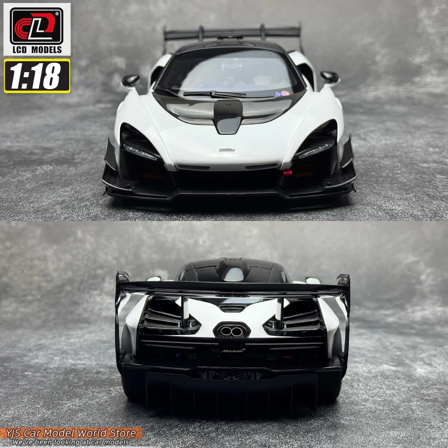 先行販売：LCD 1:18 マクラーレン・セナGTRカーモデル メタル製 静態