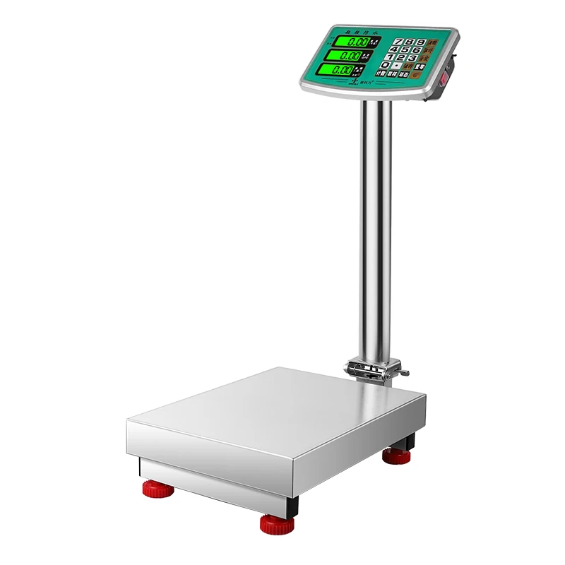 상업용 벤치 저울, 스테인리스 스틸 방수 전자저울 100kg, 전자저울 300kg, 접이식 해산물 저울에 적합