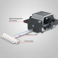 ปั๊มลมตู้ปลา ปั๊มออกซิเจนแม่เหล็กไฟฟ้า ปั๊มออกซิเจนสำหรับบ่อปลา ปั๊มออกซิเจนเงียบสำหรับตู้ปลา ปั๊มเติมอากาศสำหรับบ่อปลา ตัวกระจายอากาศ 5