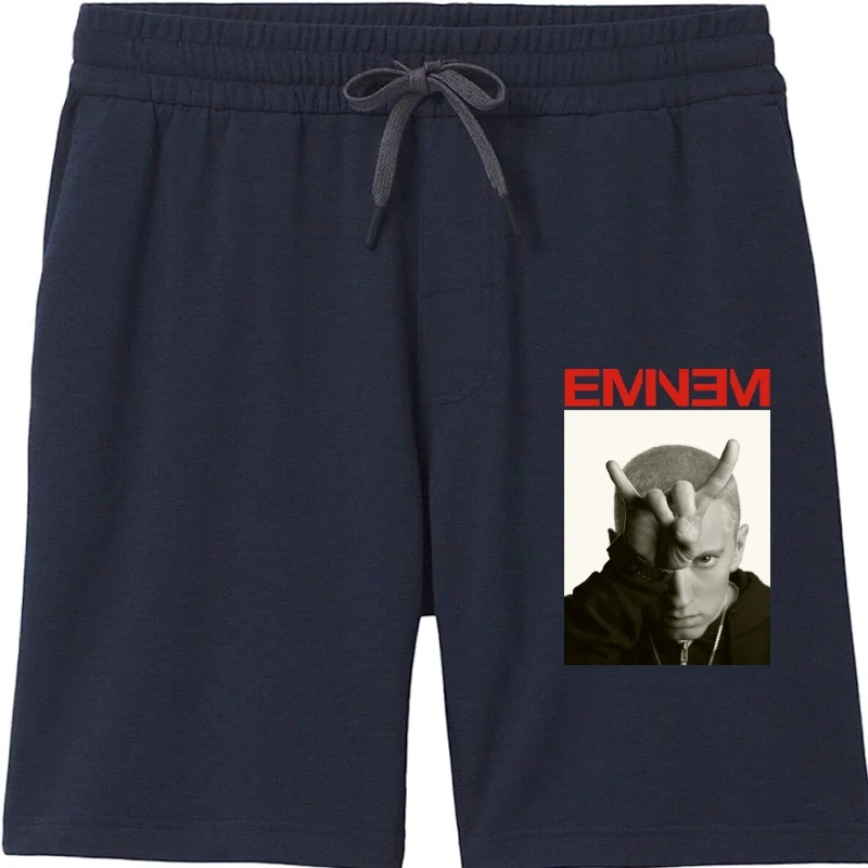 

Черные мужские шорты Eminem с изображением Рожков, Новые повседневные мужские шорты для взрослых