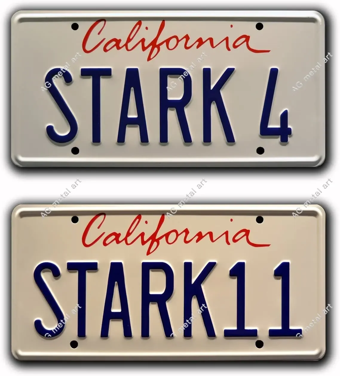 

Metal Stamped License Plates Motorcycle Garage Wall Decor Vintage Posters