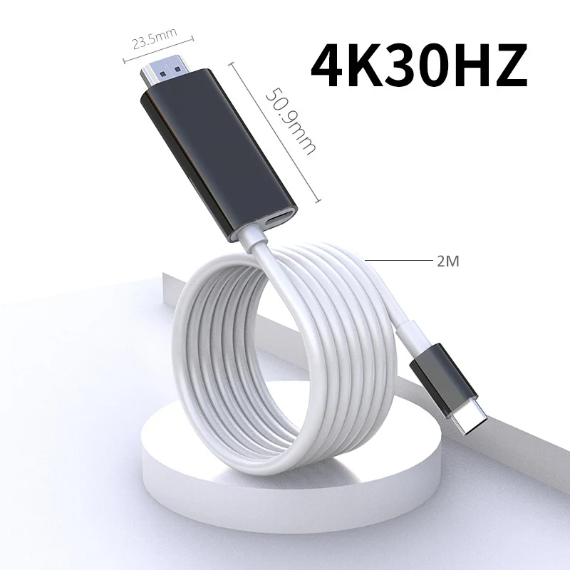 For Nintendo Switch USB Type C To 4K HDMI-compatible Conversion Adapter  Cable for TV Mobile Computer HD Projection Converter - AliExpress