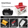 Makita Original packaging18V 6000mAh rechargeable power tool battery, replace lithium-ion LED LXT BL1860B BL1860 BL1850makita18V 6