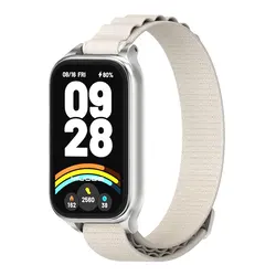 Nylon Loop Wristband for Mi Band 8 Active (Gray 1)