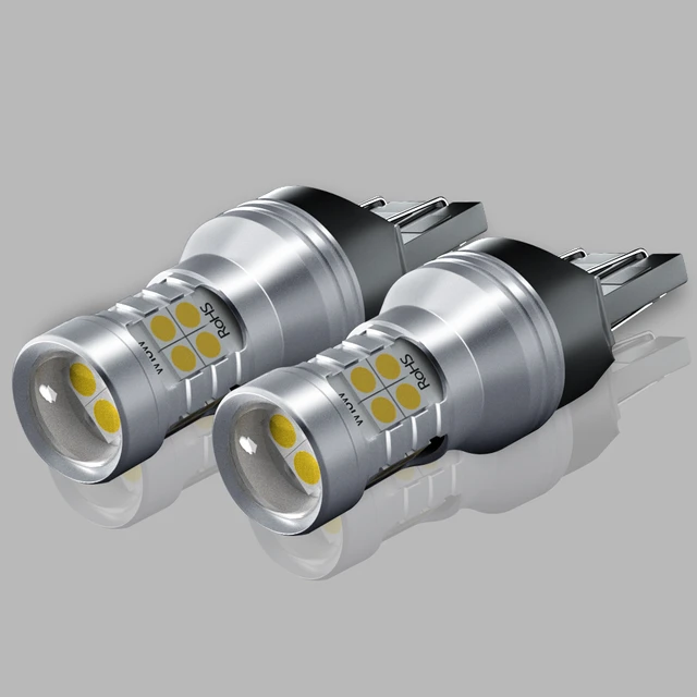 2 AMPOULES LED CNJY TITAN CREE 10W T20 7443 W21/5W FEUX DE JOUR DIURNE ANTI  ERREUR CANBUS PEUGEOT 208