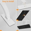 22-inch desk lamp, half-moon LED nail light, nail technology light, three colors of light, adjustable brightness 5