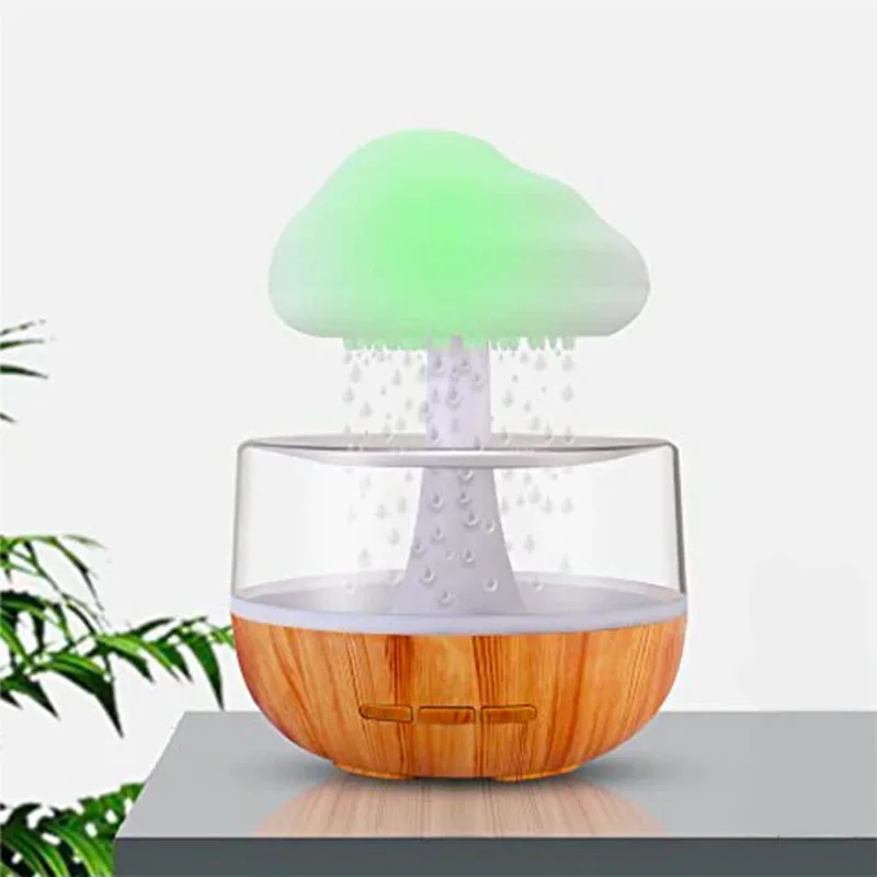 OGORKI Humidificateur de Nuage de Pluie de Bureau Relax Lampe d