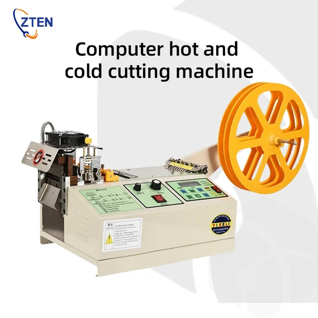 220V Automatic Contraction Tube Cutting Machine Ribbon Hot And Cold Breakage Machine Ribbon Computer Hot Cutting Webbing Machine 2
