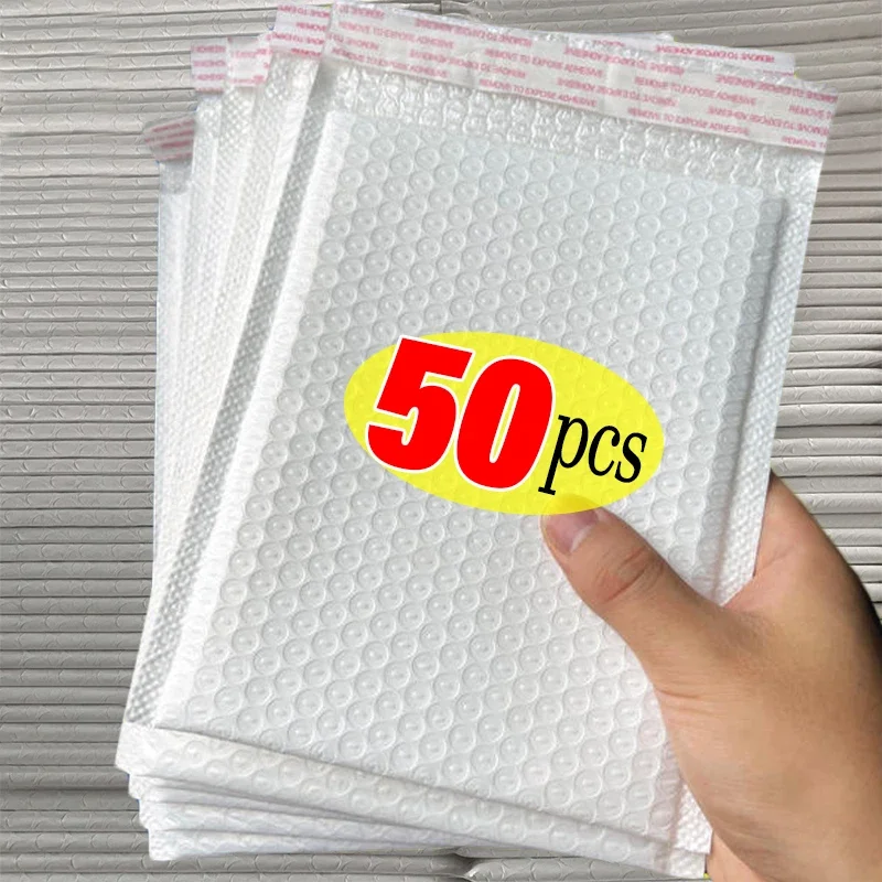 1050PcsBubbleEnvelopesWhiteFoamShippingBagsPolyBubbleMailers