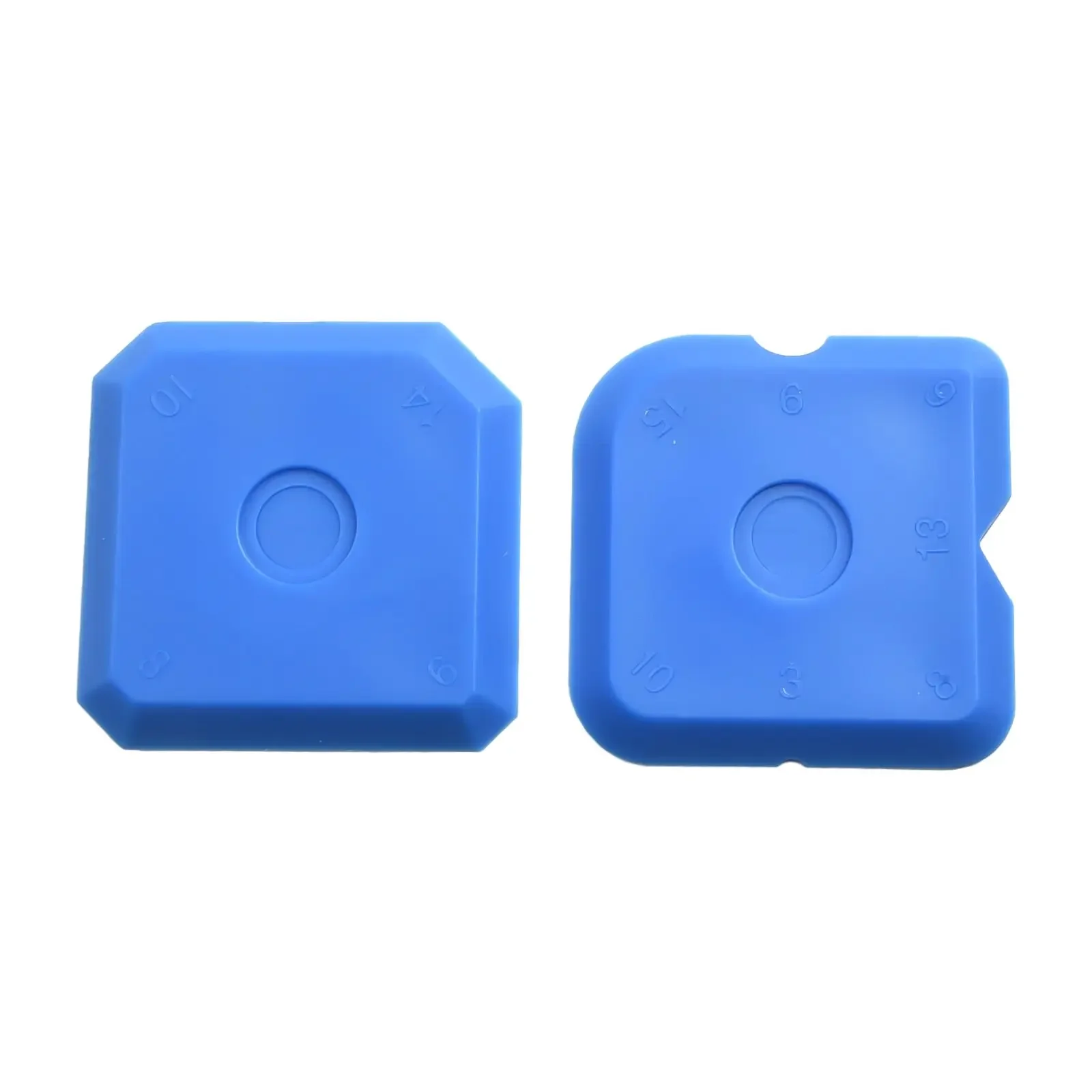 5pcs Silicone Applicator Scraper Plastic Sealant Tool Spreader Finish Caulk Tile Grout Applicator Trimming Glue Removal Plate
