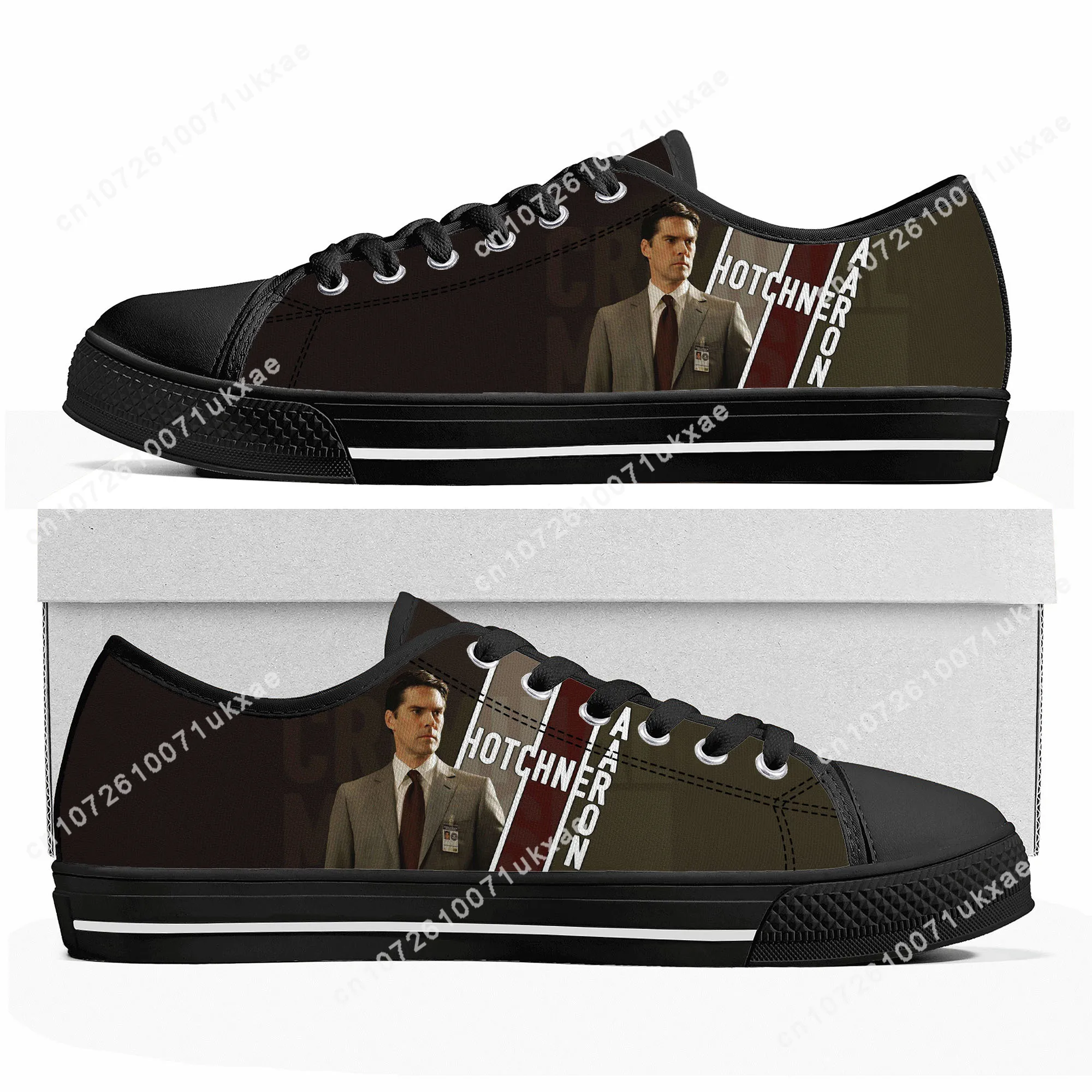 

Criminal Minds Low Top Sneakers Mens Womens Teenager Aaron Hotchner Canvas Sneaker couple Casual Shoes Customize DIY Shoe