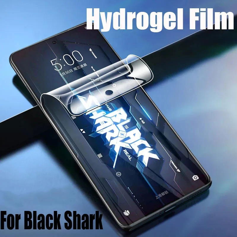 Soft Hydrogel Film For Xiaomi Black Shark 4 3 5 Rs Pro Water Gel Screen Protectors For Shark 5Rs 5Pro 3Pro 4Pro Protection