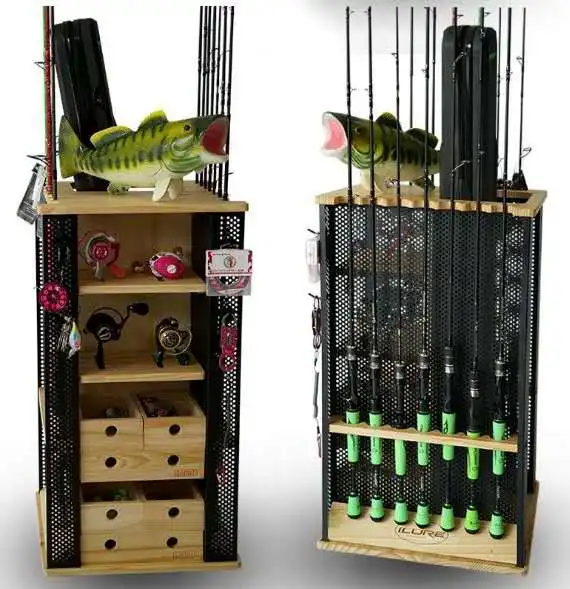 Display Shelf Rack for Fishing Lure, Storage Rack, Retail Store, Wood Metal,  Fishing Rod, Reel, Hot Sale - AliExpress