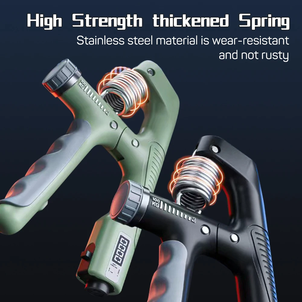 Grip Strengthener 10-100kg Adjustable Hand Grip Strengthener