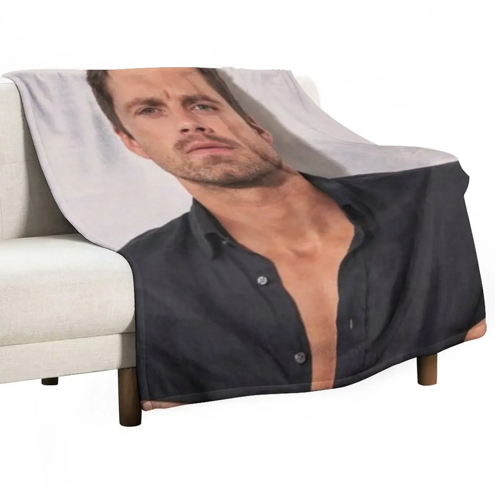 

Stan in black shirt Throw Blanket Dorm Room Essentials Decoratives Blankets