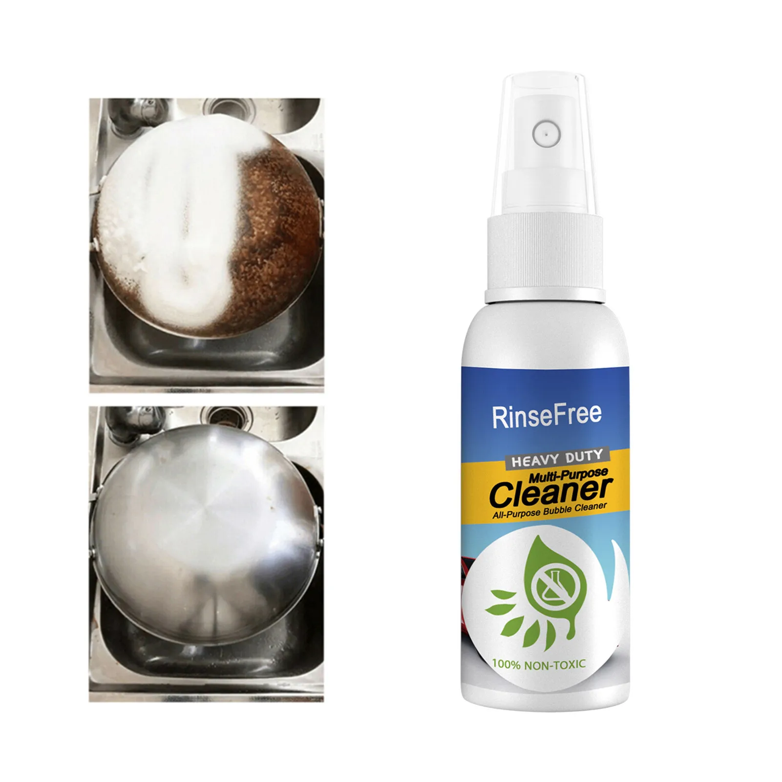 Kitchen Grease Cleaner Rust/Stain Remover Magic Degreaser 30/100ml Easy Cleaning Spray Foam Cleaner Bathroom Cleaning Tools