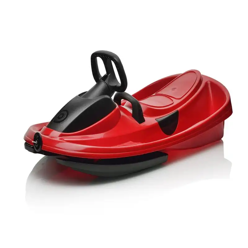 

Stratos Bobsled for , 2 Person Steerable Snow Sled , Ages 3+ , Red